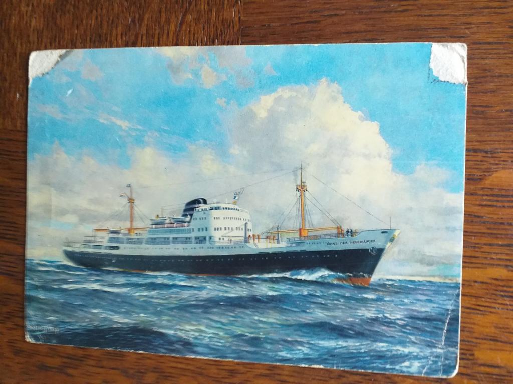 m.s. Prins der Nederlanden, Verzenden, Kaart, Foto of Prent