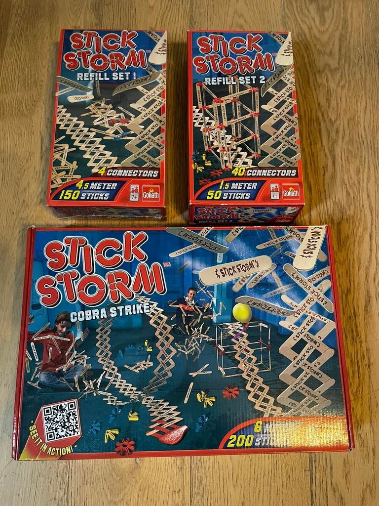 Stick Storm, Ophalen, Zo goed als nieuw