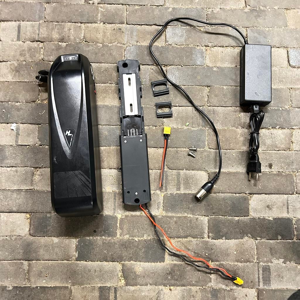 Hailong 48v 20ah accu, Ophalen, Zo goed als nieuw, Oplaadbaar