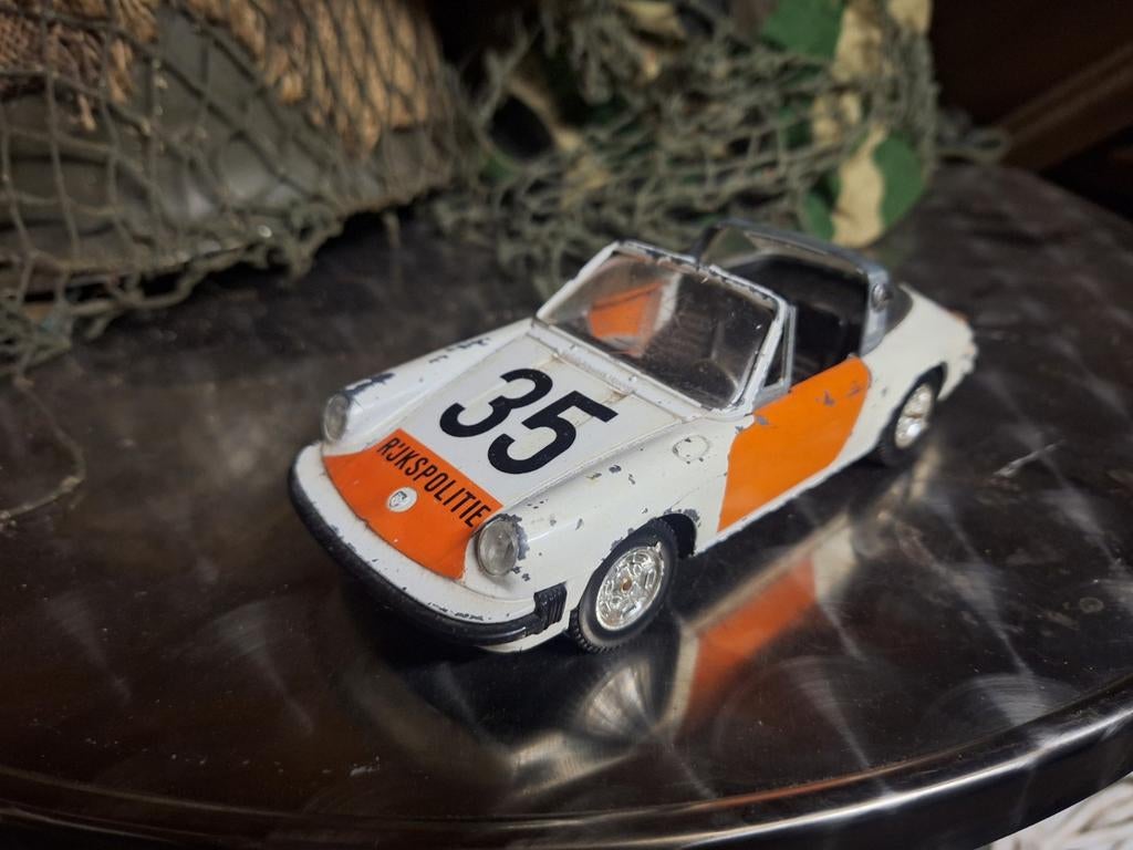 Polistil Porsche 911 Rijkspolitie 1:24, Ophalen of Verzenden, Gebruikt, Auto, Overige merken