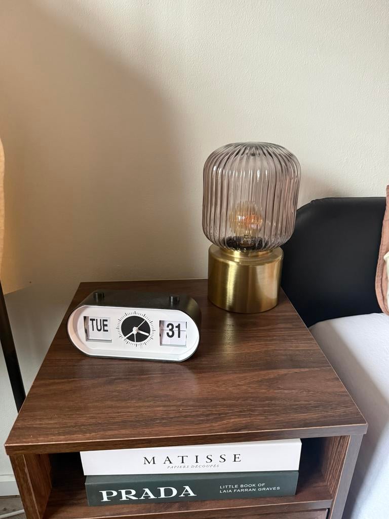 Ikea zwart gouden lamp, Ophalen, Zo goed als nieuw, Minder dan 50 cm