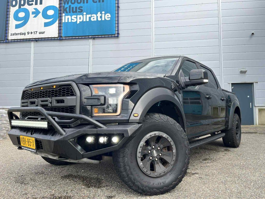 FORD F150 3.5 V6 RAPTOR LPG BLACK EDITION 2019 NAP, Auto's, Automaat, Euro 6, 3500 cc, Bedrijf