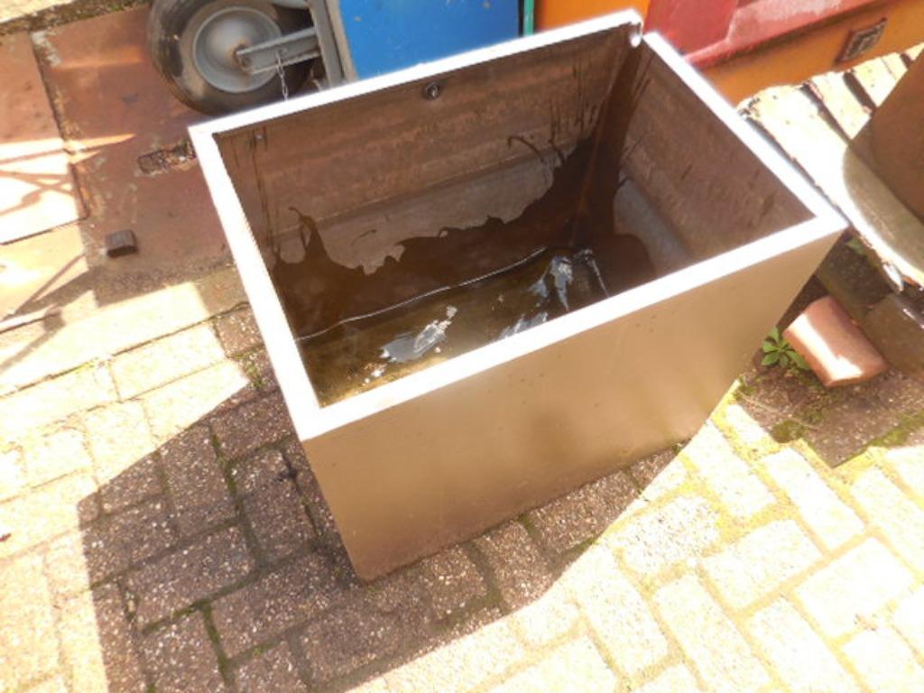 Vloeistofbak Waterbak Bak Wasbak Vuurton, Doe-het-zelf en Verbouw, Metalen, Ophalen, Gebruikt, IJzer
