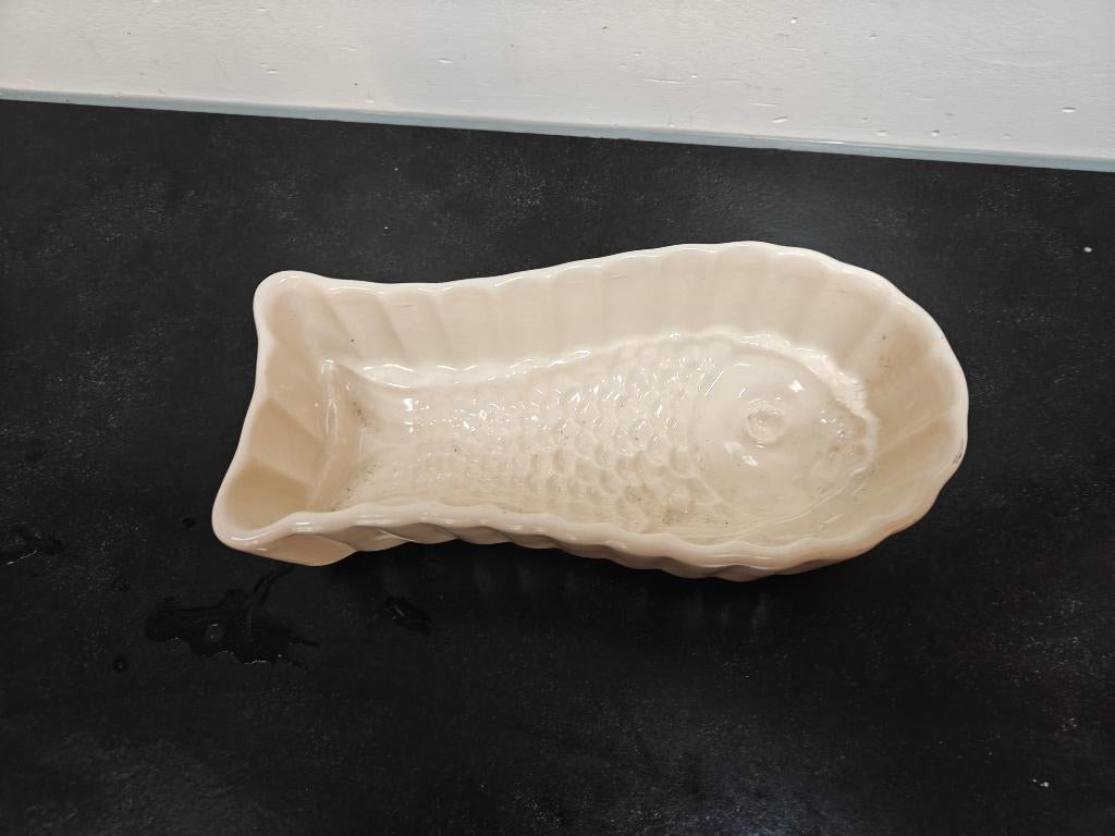 antieke puddingvorm vis, Antiek en Kunst, Antiek | Keukenbenodigdheden, Ophalen of Verzenden