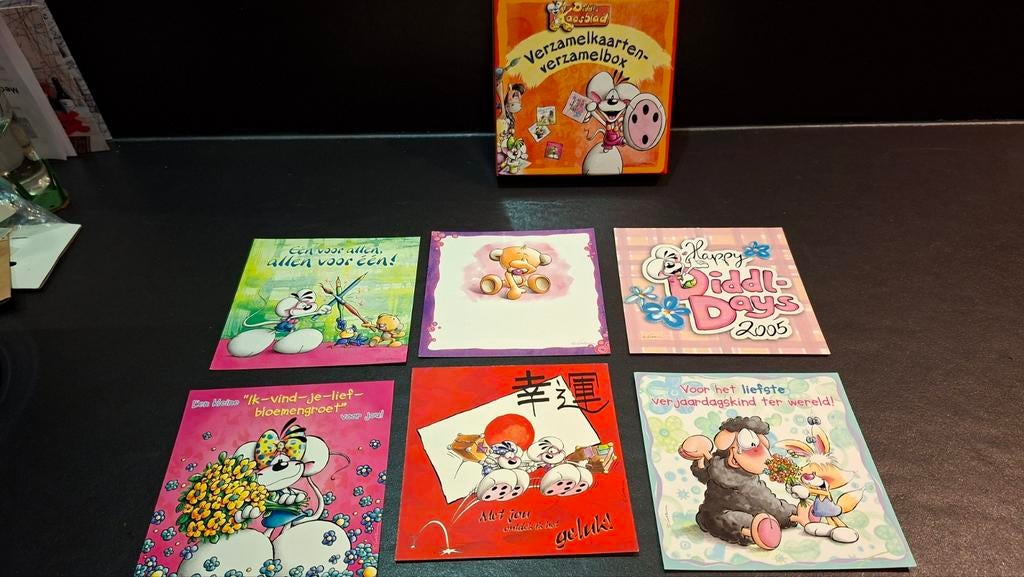 Diddl Verzameling Kaarten, CD, tasjes, briefjes, envelop etc, Ophalen of Verzenden, Diddl, Gebruikt, Papier, Kaart of Schrift