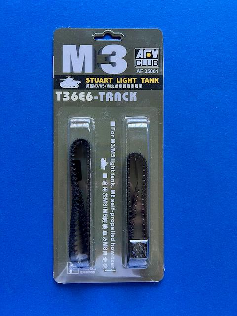 AFV Club	AF35061	M3 Stuart Light Tank T36E6 Tracks	1/35, Overige merken, Tank, Verzenden, 1:32 tot 1:50