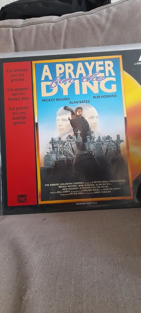 Laserdisc  A Prayer For The Dying   PAL, Ophalen of Verzenden