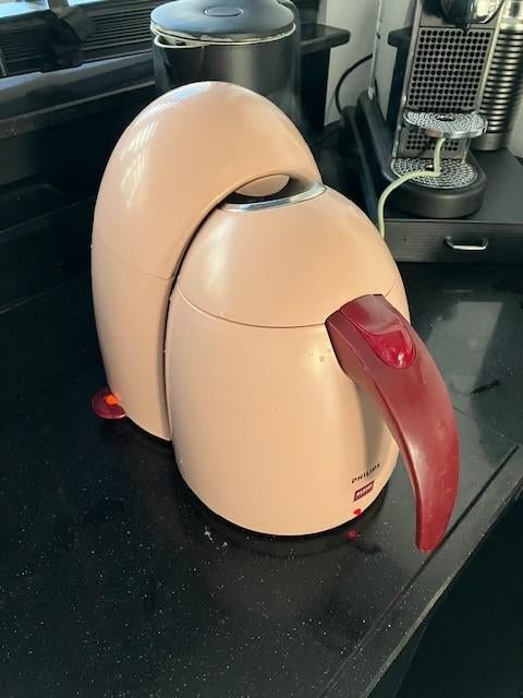 Alessi - Philips Koffiezetapparaat, Witgoed en Apparatuur, Koffiezetapparaten, Ophalen, Afneembaar waterreservoir, Gebruikt, 10 kopjes of meer