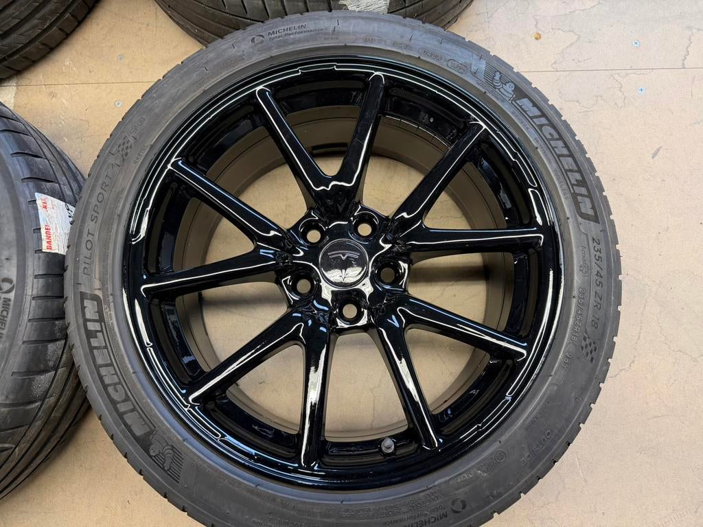 ☀️18 inch origineel Tesla model 3 Aero velgen met banden, 18 inch, Gebruikt, Banden en Velgen, Ophalen of Verzenden