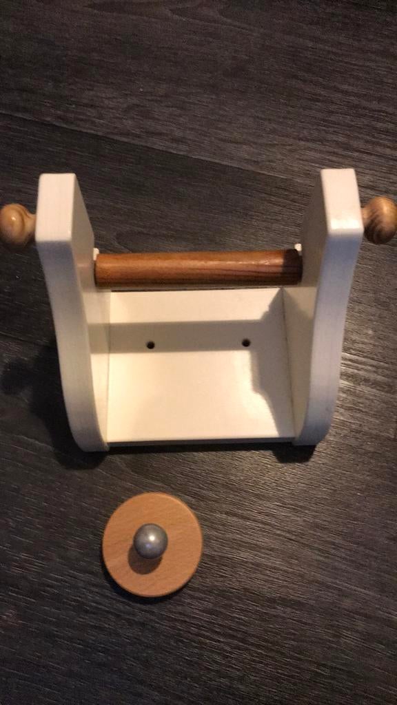 Toitelrolhouder en handdoekhaakje, Huis en Inrichting, Badkamer | Badtextiel en Accessoires, Ophalen