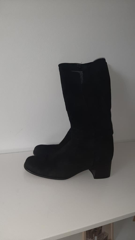 Antonio Paolo Zwarte Laarzen Maat 40, Kleding | Dames, Schoenen, Ophalen of Verzenden, Zo goed als nieuw, Zwart, Hoge laarzen