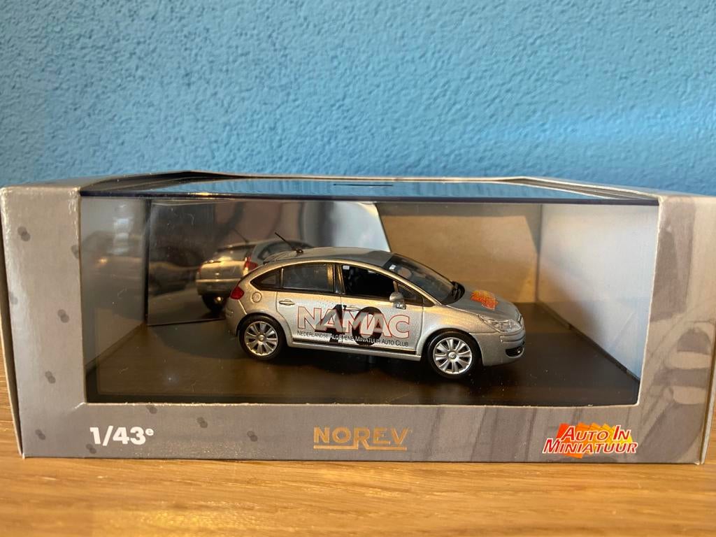 Citroën C3 Zilver 1:43 NAMAC 40 Jaar Nieuw, Ophalen of Verzenden, Nieuw, Auto, Norev