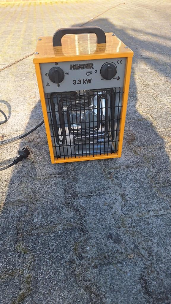 Elektrische heater 3.3 KW, Ophalen, Minder dan 60 cm, Kachel, 30 tot 80 cm