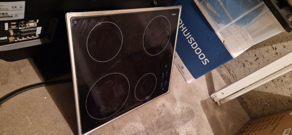 Pelgrim keramische kookplaat te koop – werkt nog prima!, Ophalen, Gebruikt, Keramisch, 4 kookzones