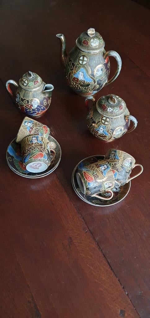 Antiek chinees theeservies, Ophalen