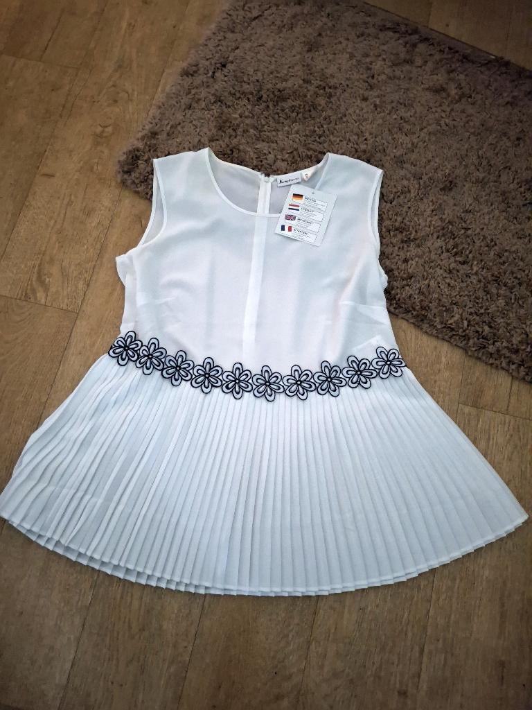 KOMPLIMENTE prachtig top maat 46 NIEUW + kaartje, Kleding | Dames, Wit, Maat 46/48 (XL) of groter, Nieuw, Ophalen of Verzenden