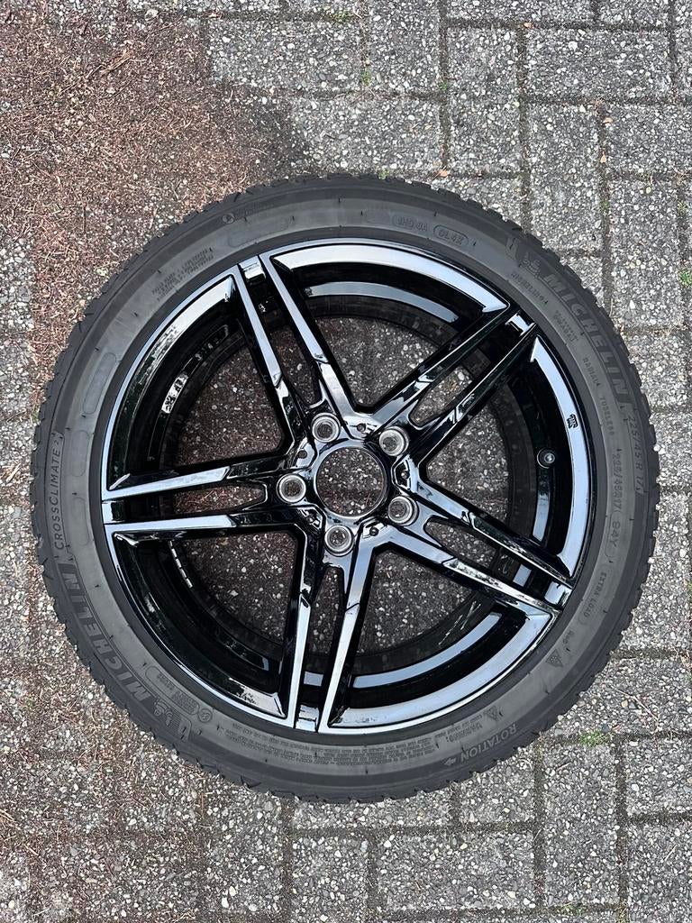 BMW F20 Michelin all season banden met velgen, Ophalen, Gebruikt, 17 inch, All Season