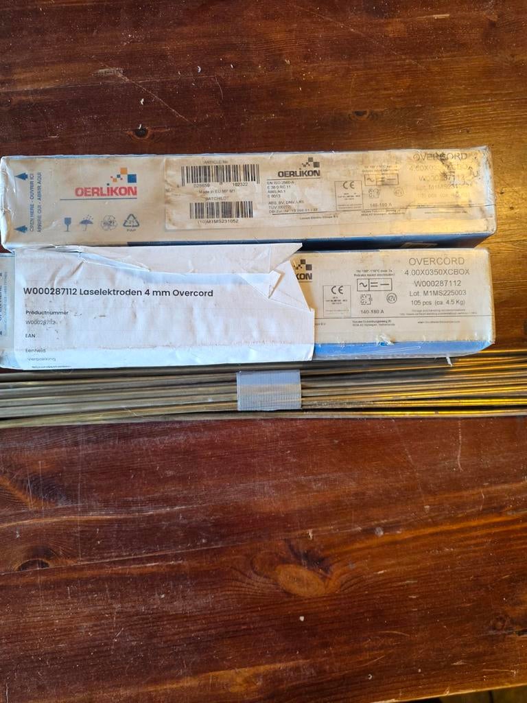 Oerlikon Laselektroden Overcord 4.00X0350XCBOX, Ophalen of Verzenden