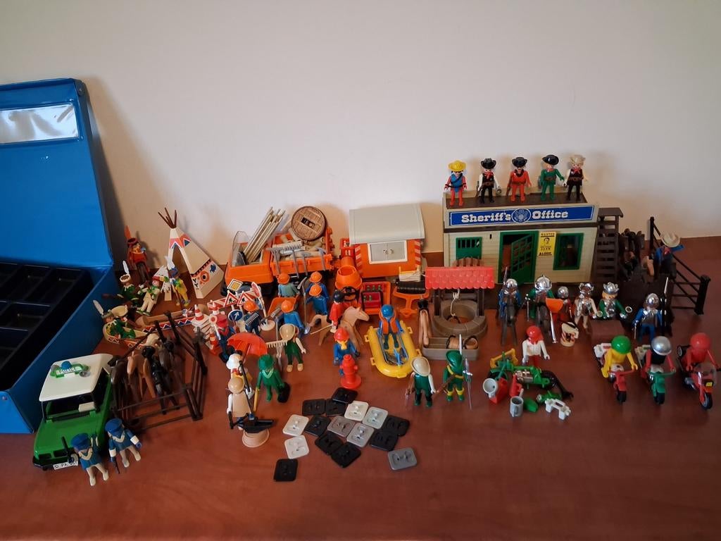 Diverse vintage Playmobil sets jaren 70, Ophalen of Verzenden, Gebruikt