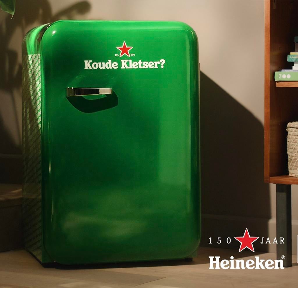 Heineken Talking Fridge - Amsterdam, Witgoed en Apparatuur, Koelkasten en IJskasten, Ophalen, Minder dan 75 liter, Energieklasse A of zuiniger