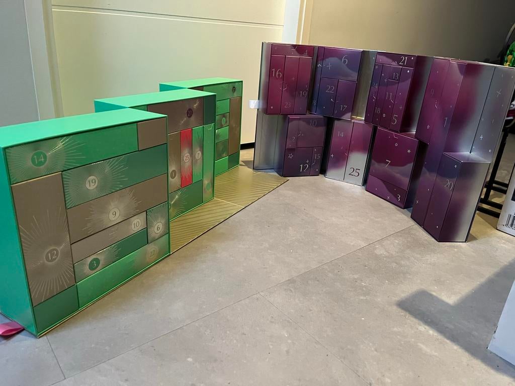 2x lege Bijenkorf adventskalender / aftelkalender, Ophalen of Verzenden, Zo goed als nieuw