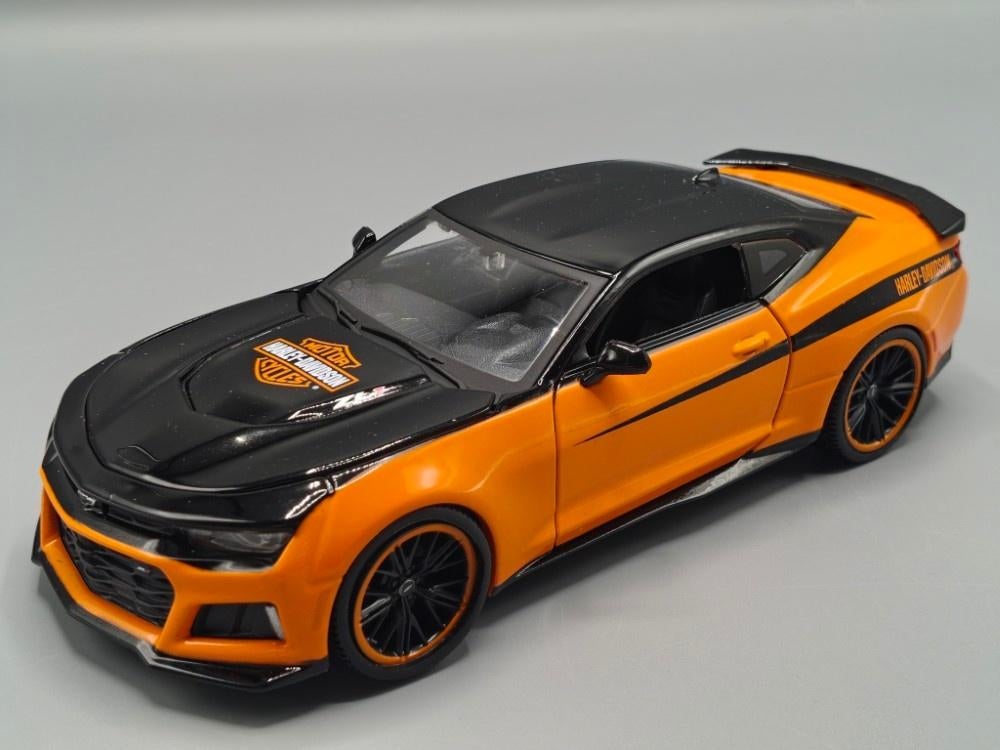 Maisto H-D Custom 1:24 Chevrolet Camaro ZL1 Harley-Davidson, Info@geerligsdejong.com, E&R Modelauto Geerligs/De Jong, Maisto, Auto
