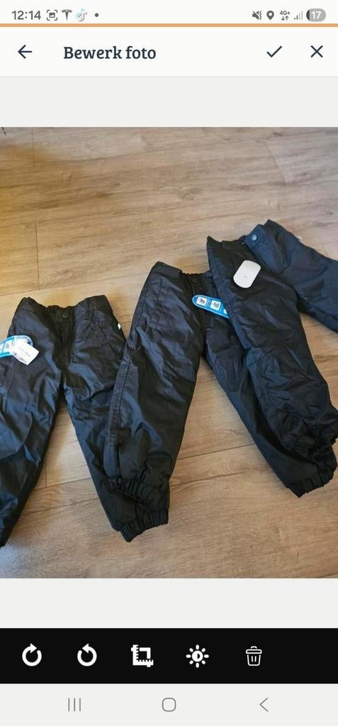 skibroek zwart nieuw verkrijgbaar in de maten 86, 92, 98, Ophalen of Verzenden, Nieuw, Jongen of Meisje