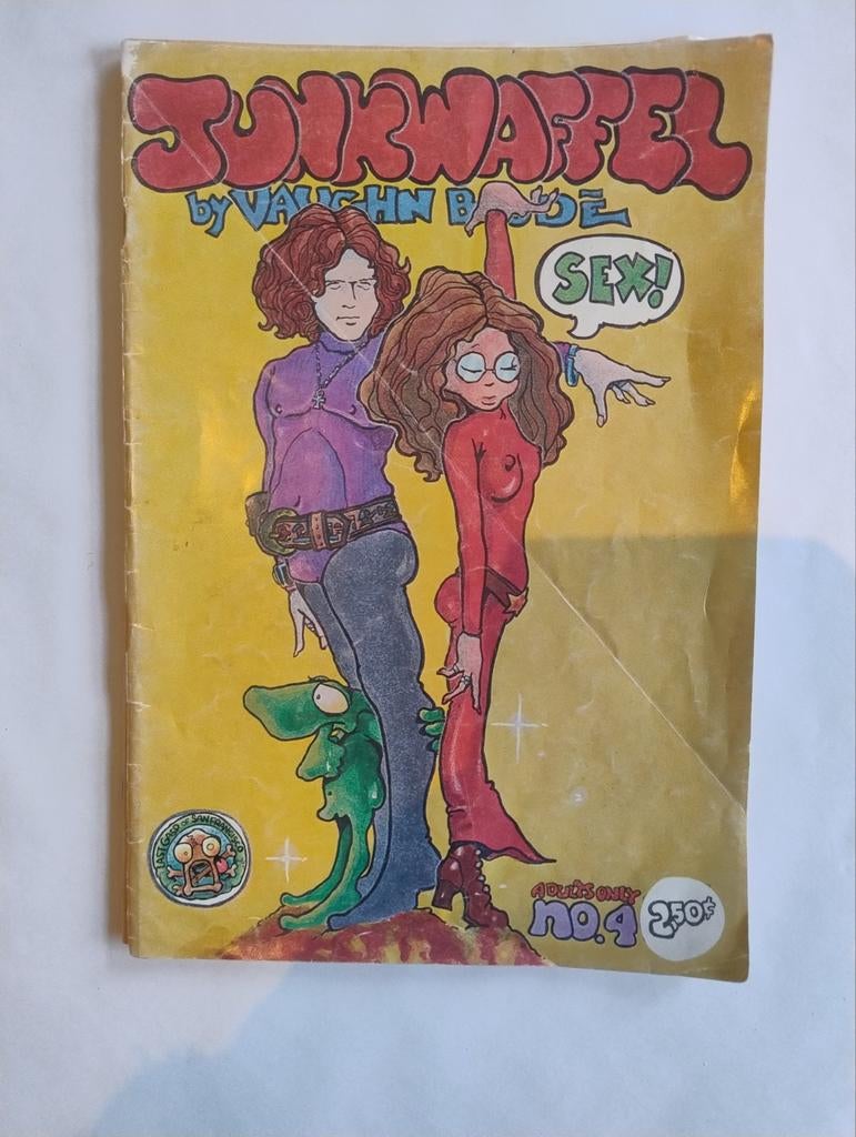 Junkwaffel nr 4 - Vaughn Bode, Boeken, Stripboeken, Eén stripboek, Ophalen of Verzenden, Gelezen, Vaughn Bode