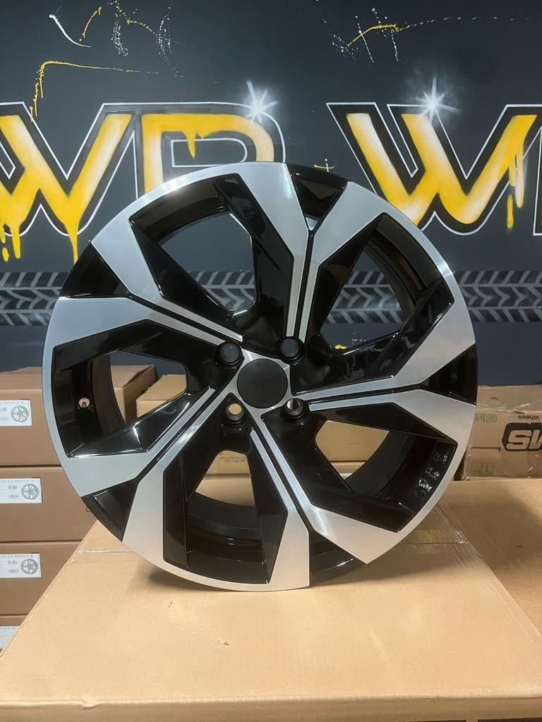 4x100 17inch Renault Clio RS Sportvelgen! KANGOO TWINGO ZOË, Auto-onderdelen, Banden en Velgen, 215 mm, Velg(en), W, R