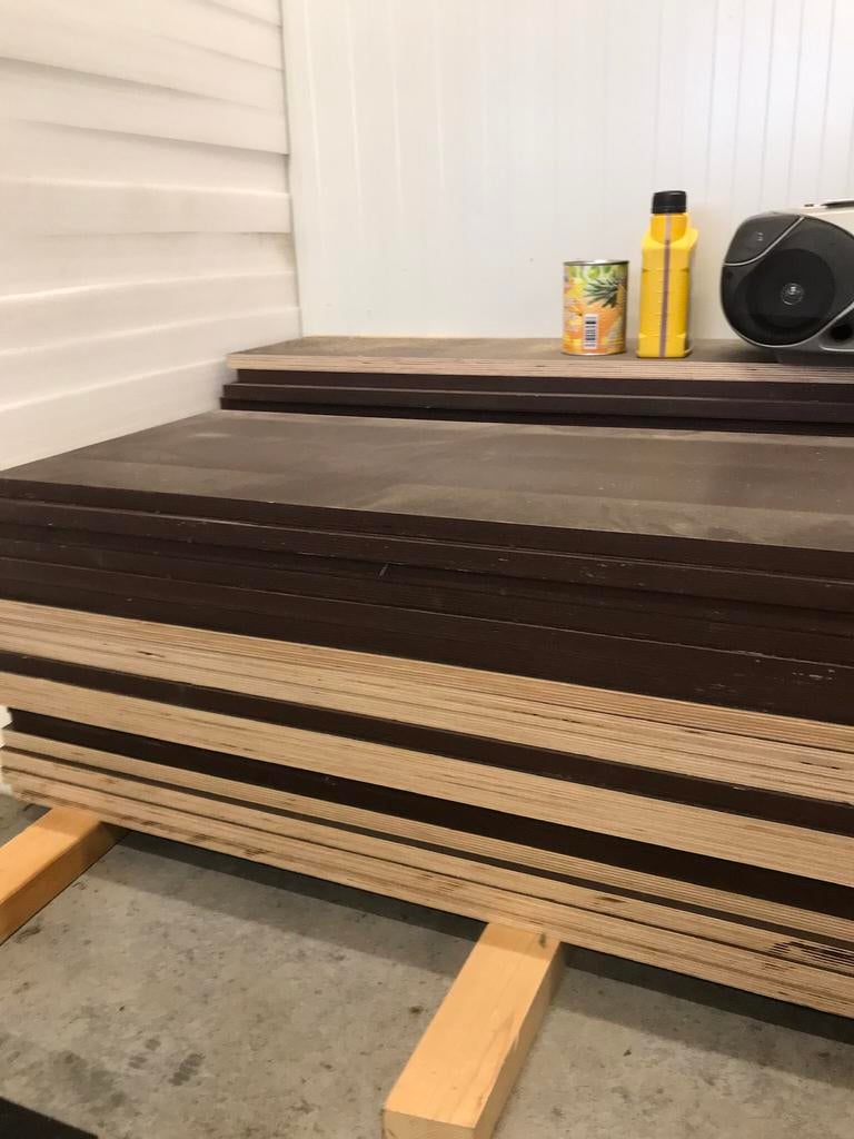 Betonplex stroken 21 mm dik, watervast verlijmd., Ophalen, Nieuw, 20 tot 50 mm