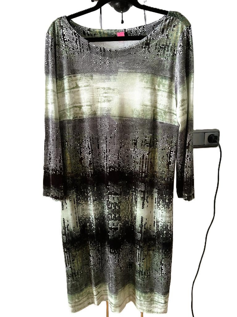 KYRA model Truus jurkje maat XL veloursstretch, Kleding | Dames, Jurken, Verzenden, Maat 42/44 (L), Zo goed als nieuw, Kyra & Ko