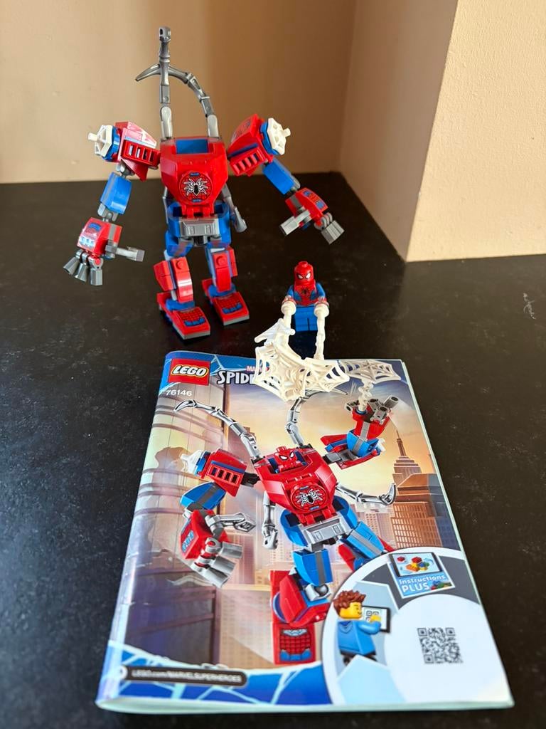Lego spiderman set 76146, Ophalen of Verzenden, Zo goed als nieuw, Complete set, Lego