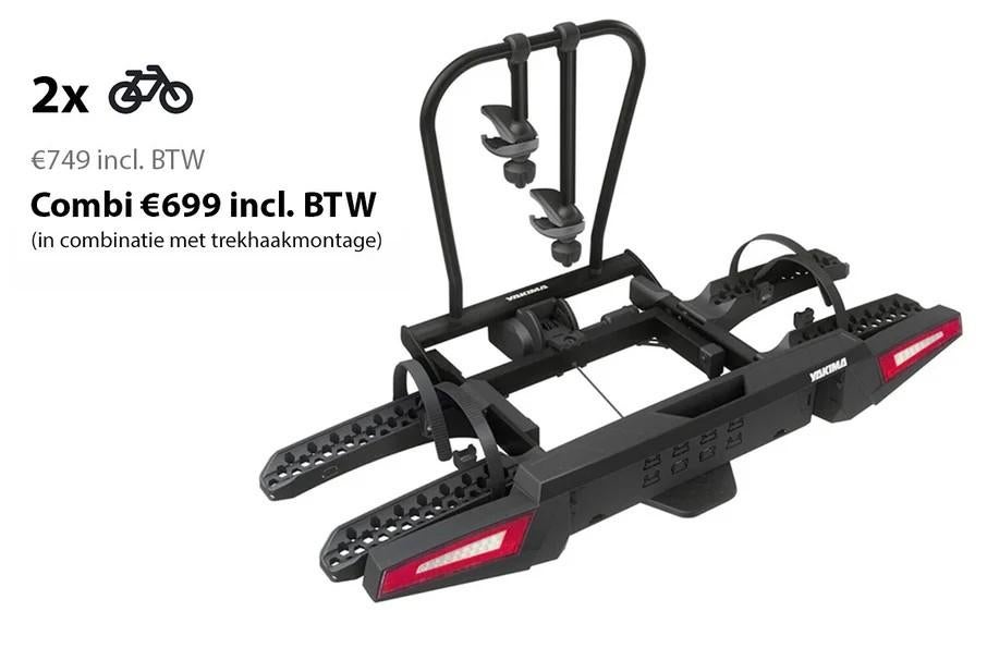 Yakima fietsendrager, Ophalen of Verzenden, Zo goed als nieuw, Trekhaakdrager
