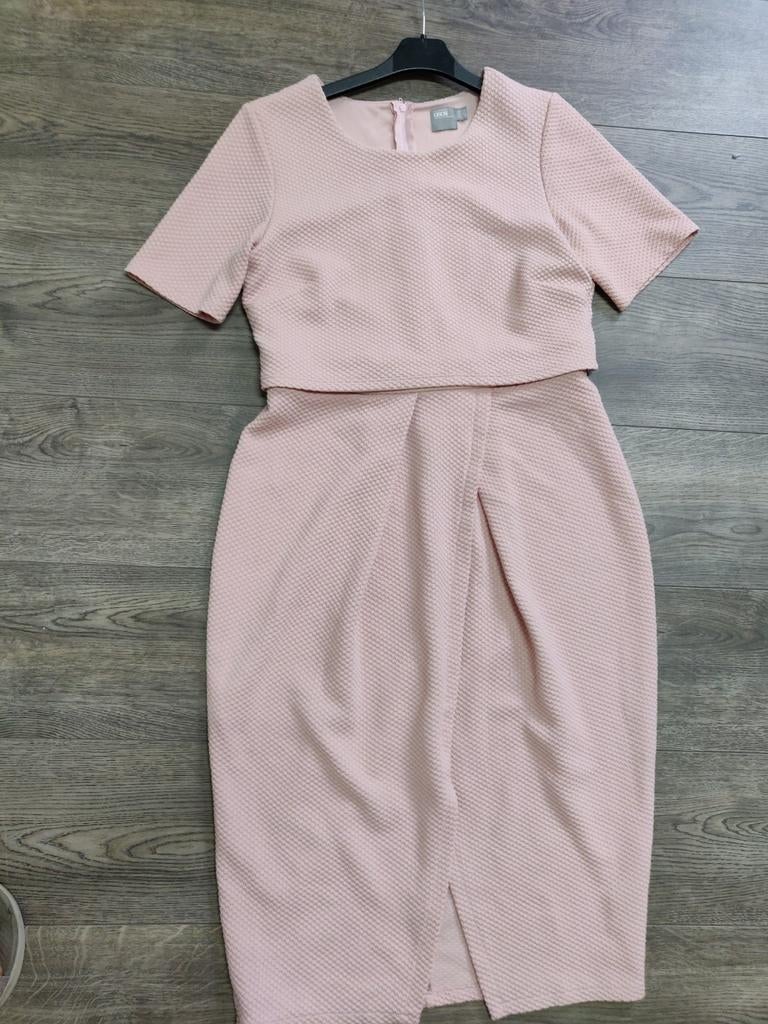 Roze jurkje van Asos maat 42, Maat 42/44 (L), Ophalen of Verzenden, Zo goed als nieuw, Roze