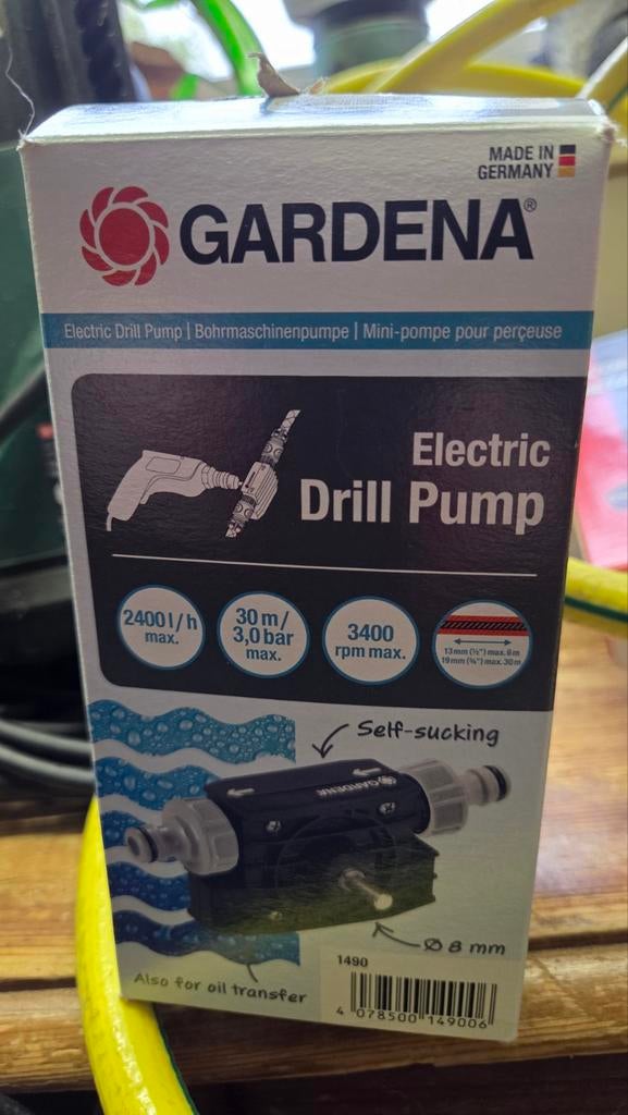Gardena Boormachinepomp, Ophalen of Verzenden