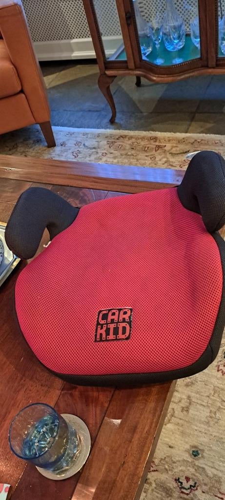 CAR KID kinder stoelverhoger rood, Ophalen of Verzenden, Zo goed als nieuw, 9 t/m 36 kg, Overige merken