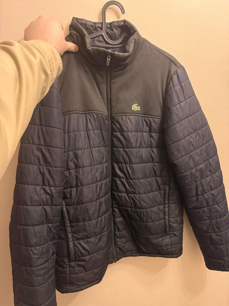 Lacoste Gewatteerd Jas Maat M, Ophalen of Verzenden, Zo goed als nieuw, Maat 48/50 (M), Zwart