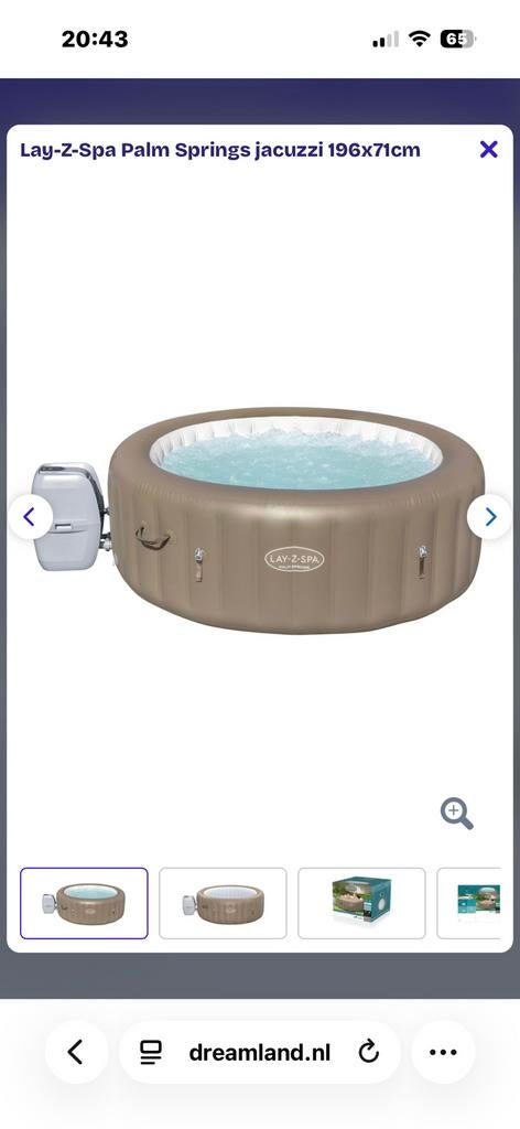 Opblaasbare jacuzzi, Ophalen, Zo goed als nieuw, Filter, Opblaasbaar