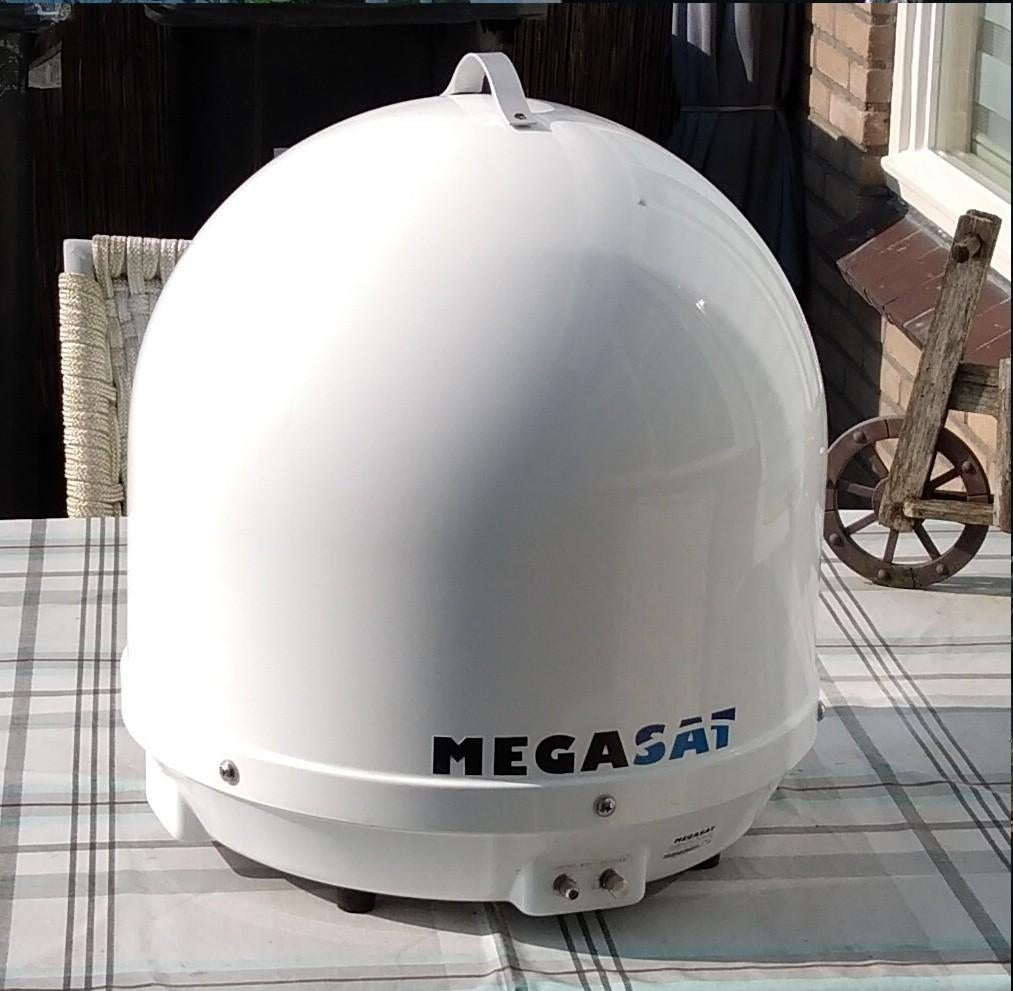 MEGASAT automatische satellietschotel, Audio, Tv en Foto, Schotelantennes, Ophalen, Gebruikt, (Schotel)antenne-accessoires, Overige merken