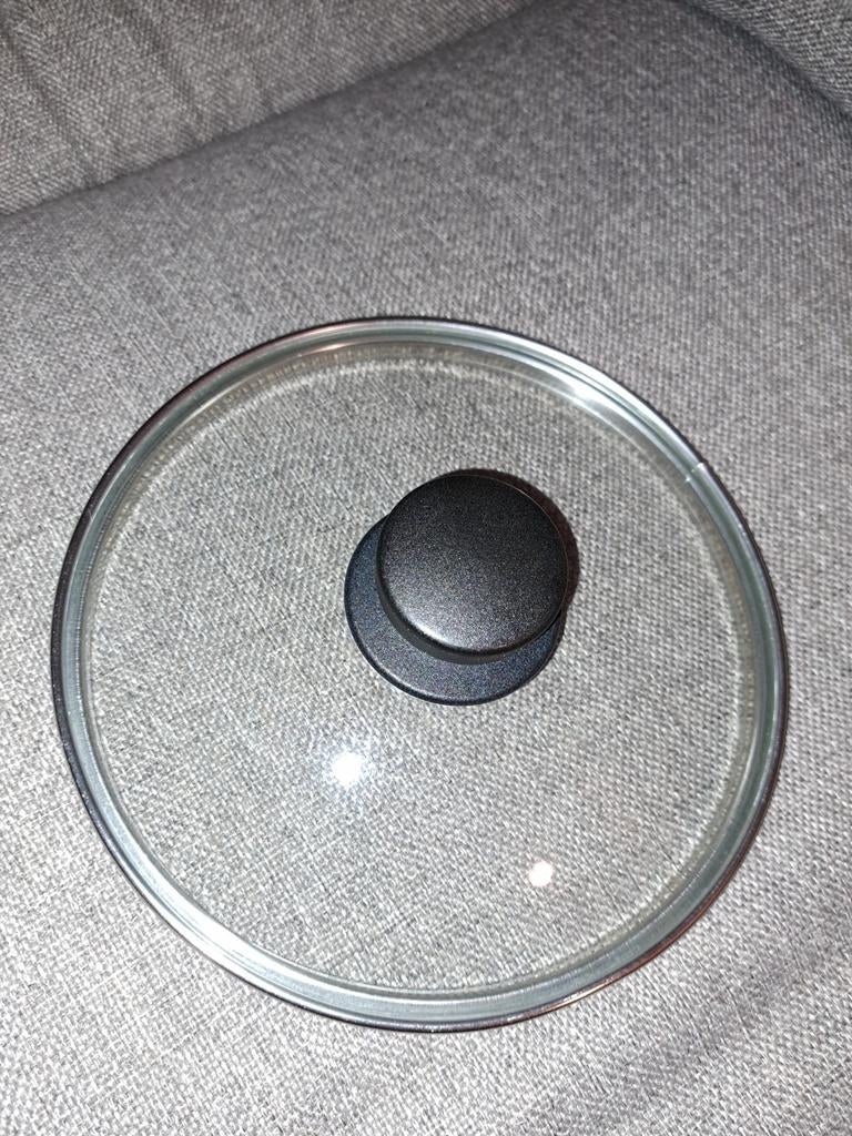Glazen pannendeksel - diameter 20 cm GRATIS, Ophalen of Verzenden, Zo goed als nieuw, Glas, Overige typen