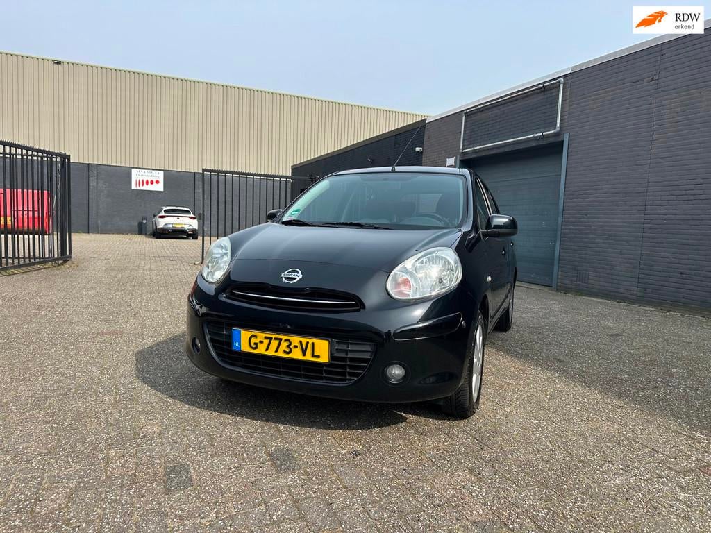 Nissan Micra 1.2 Connect Edition Aut. Clima Cruise Navi Elek, Euro 5, Stof, Gebruikt, 1198 cc