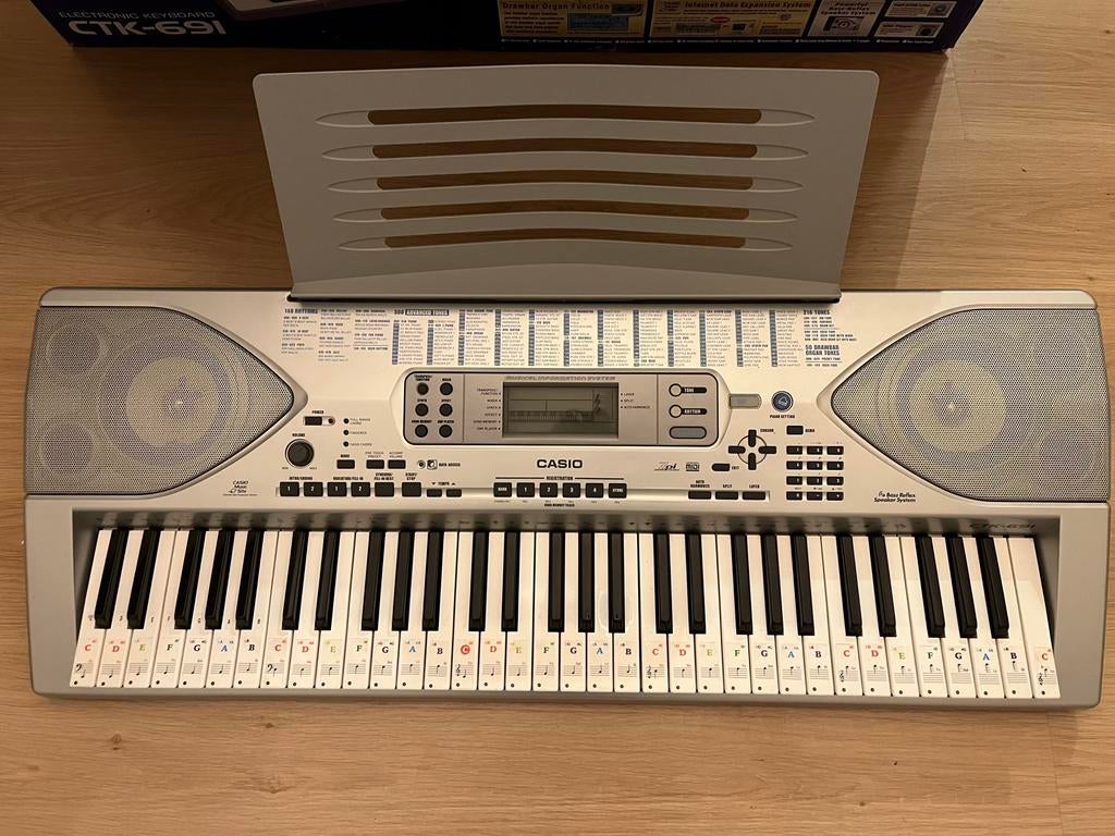 Casio CTK-691, Ophalen, Zo goed als nieuw, 61 toetsen, Casio