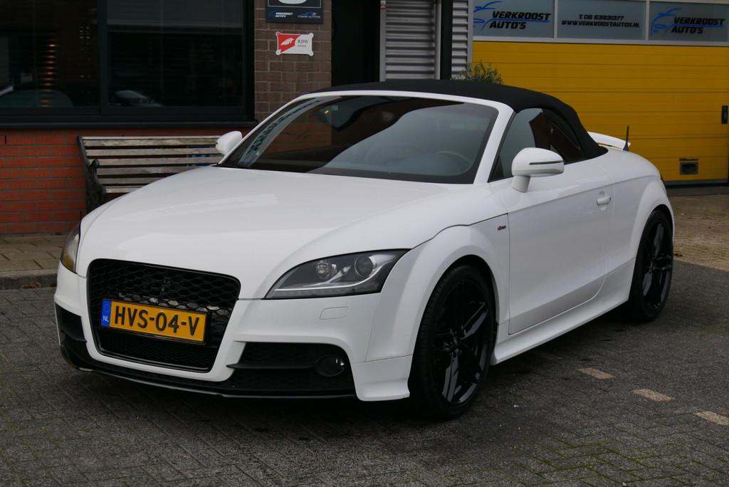 Audi TT Roadster 2.0 TFSI quattro s-line. stoelverwarming. n, Automaat, Euro 5, Gebruikt, Zwart