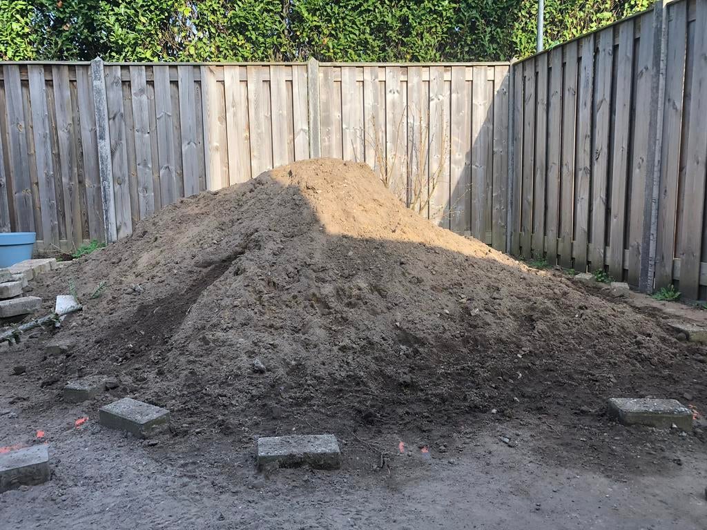 Geel / wit zand - gratis, Tuin en Terras, Zand, Gebruikt, Ophoogzand, Ophalen