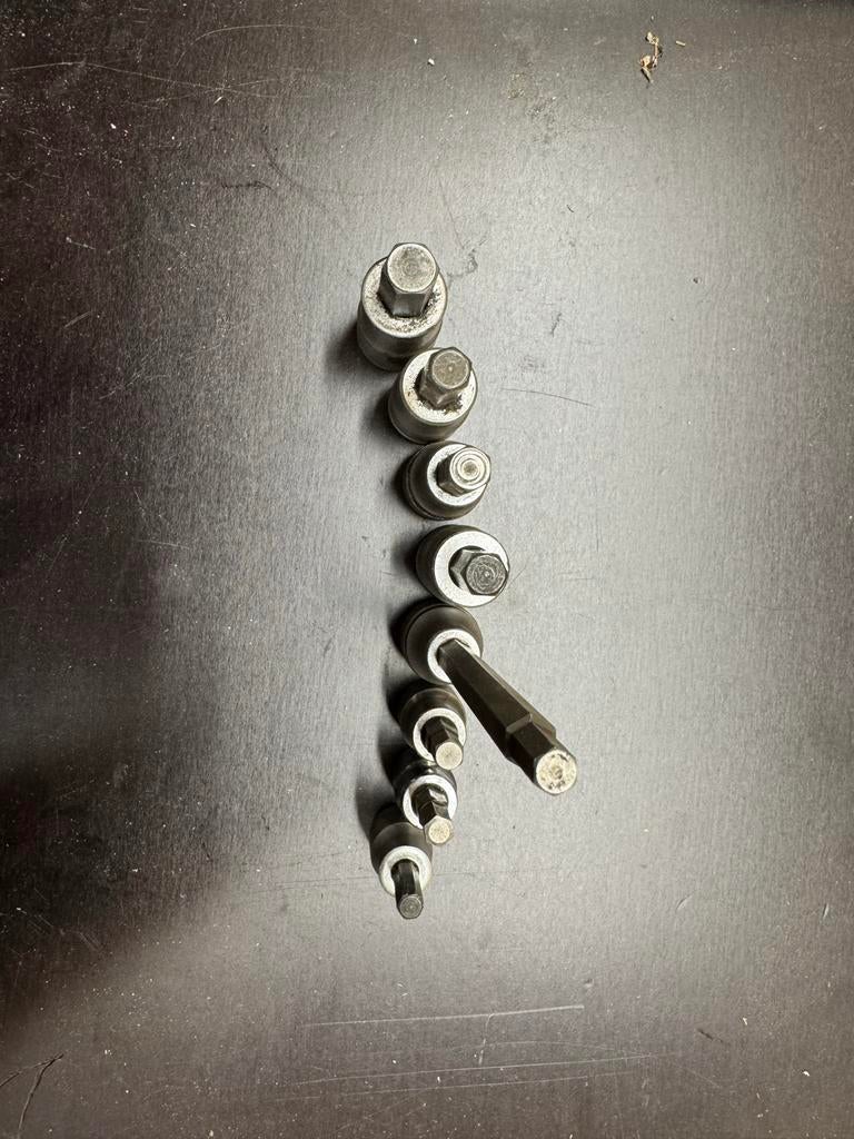 Inbus doppen: Gedore, Hazet, Stahlwille, B, Ophalen of Verzenden, Gebruikt