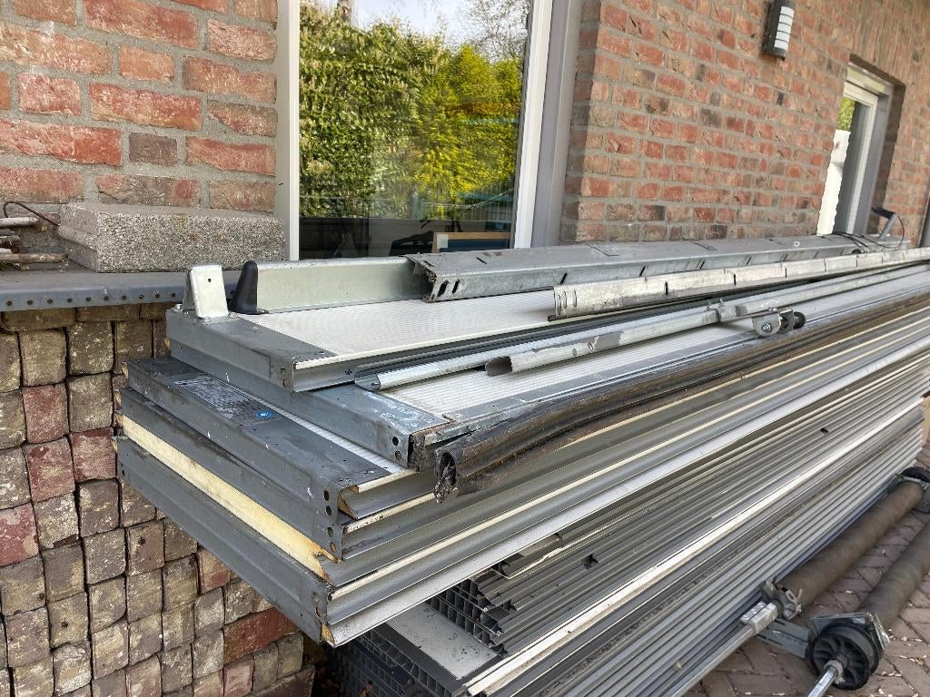 crawford elektrische roldeur, Doe-het-zelf en Verbouw, Deuren en Horren, Ophalen, Gebruikt, Garagedeur, Metaal