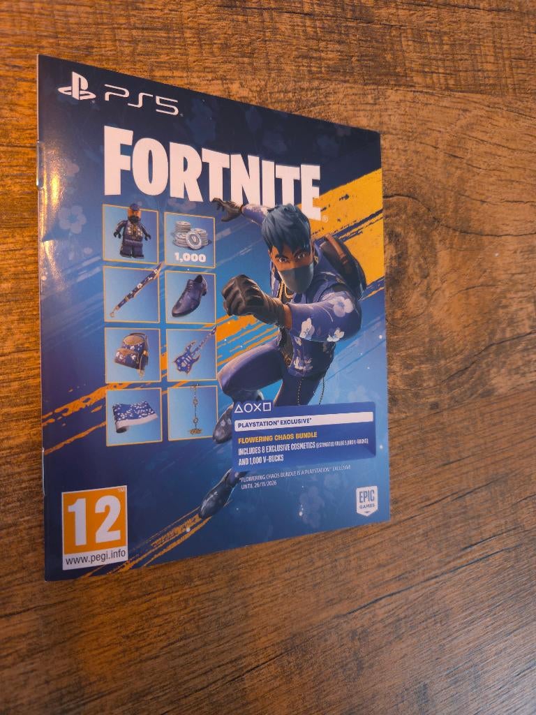Fortnite Chaos Bundle PS5, Ophalen of Verzenden, Nieuw