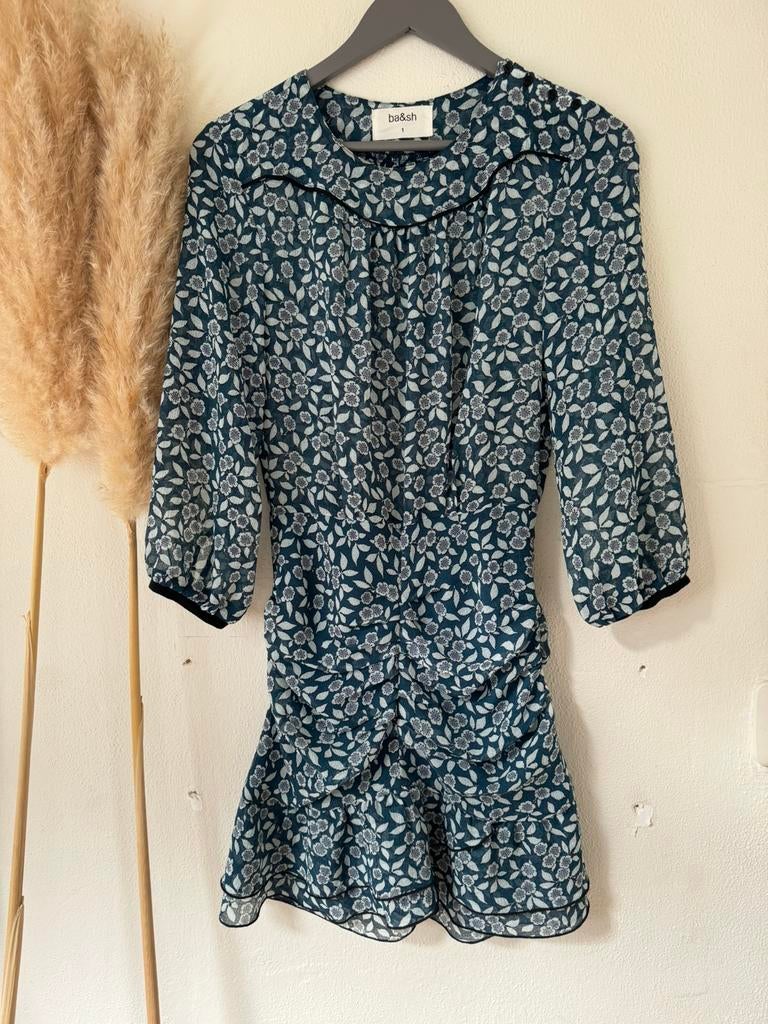 Ba&Sh jurk, Blauw, Nieuw, Ophalen of Verzenden, Maat 34 (XS) of kleiner