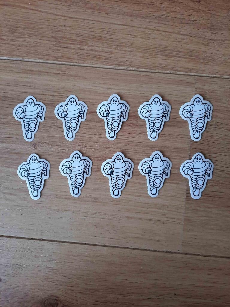10 michelin stickers van vinyl 4.8x3.3cm, Verzamelen, Ophalen of Verzenden, Nieuw, Merk