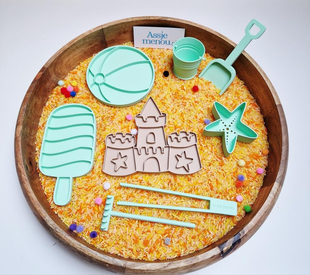 A day at the Beach vulvormen set, Ophalen of Verzenden